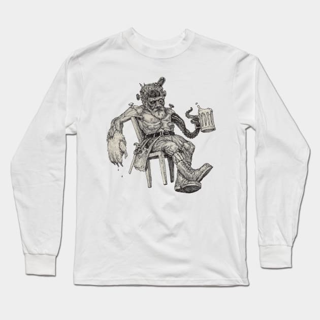 Frankenstein Long Sleeve T-Shirt by charleslister